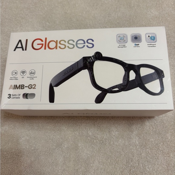 Smart Glasses - Sleek Black